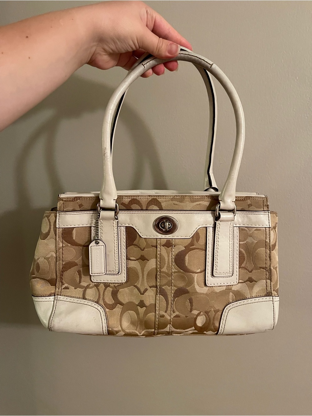 Y2K coach signature Hampton bag